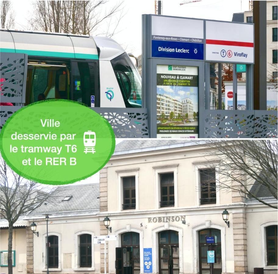 Oasis Au Coeur De Ville Le Plessis-Robinson Eksteriør bilde